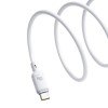 Дата кабель Baseus Silky Series OS Fast Charging USB to Type-C 100W (1m) (P10377703) Moon White