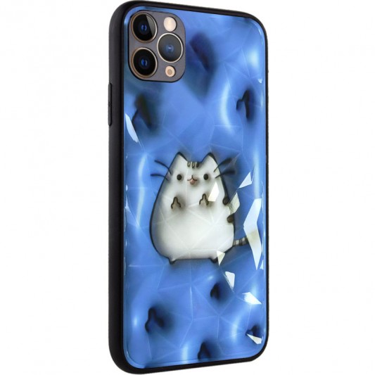 TPU+PC чехол Prisma Fluffie для Apple iPhone 11 Pro Max (6.5") Pusheen