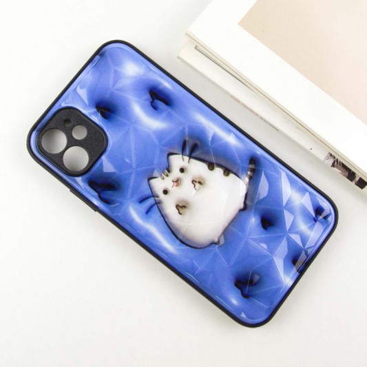 TPU+PC чохол Prisma Fluffie для Apple iPhone 12 (6.1") Pusheen - зображення 2 