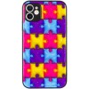 TPU+PC чохол Prisma Fluffie для Apple iPhone 12 (6.1") Puzzle