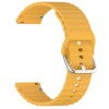 Силіконовий ремінець Wavy для Smart Watch 22mm Dark Yellow