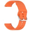 Силіконовий ремінець Wavy для Smart Watch 22mm Orange