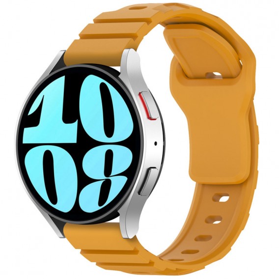 Силіконовий ремінець Defense для Smart Watch 22mm Dark Yellow