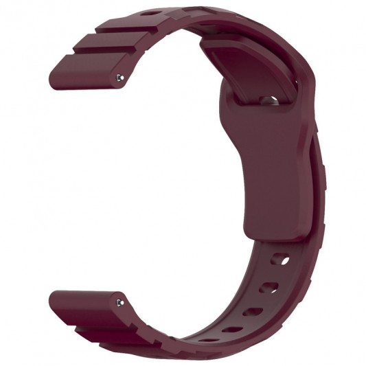Силиконовый ремешок Defense для Smart Watch 22mm Plum - изображение 2