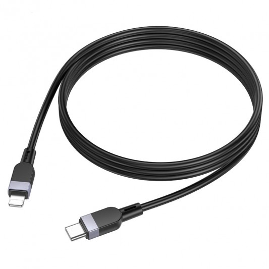 Дата кабель Hoco X109 Energy silicone Type-C to Lightning (1m) Black - зображення 2 