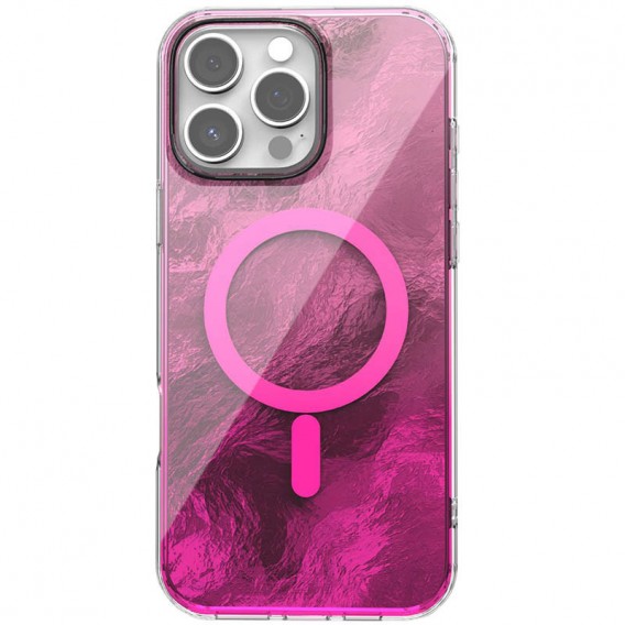 Чохол TPU Shiny Mountain (MagFit) для Apple iPhone 16 Pro (6.3") Pink