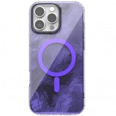Чехол TPU Shiny Mountain (MagFit) для Apple iPhone 16 Pro (6.3 дюйма) Purple