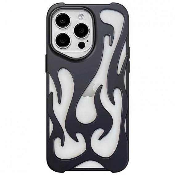 Чохол TPU WinFire для Apple iPhone 12 Pro Max / 13 Pro Max / 14 Plus / 15 Plus (6.7") Black