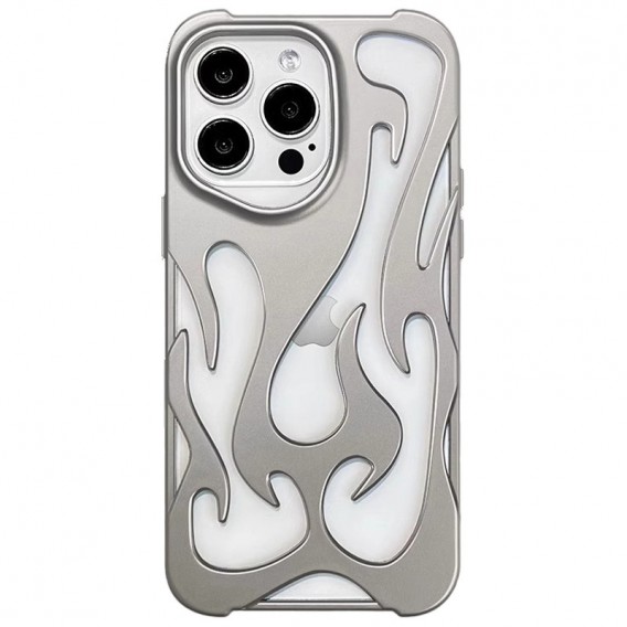 Чохол TPU WinFire для Apple iPhone 12 Pro Max / 13 Pro Max / 14 Plus / 15 Plus (6.7") Silver