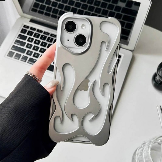 Чохол TPU WinFire для Apple iPhone 15 (6.1") Silver - зображення 3 