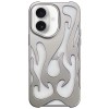 Чохол TPU WinFire для Apple iPhone 16 (6.1") Silver
