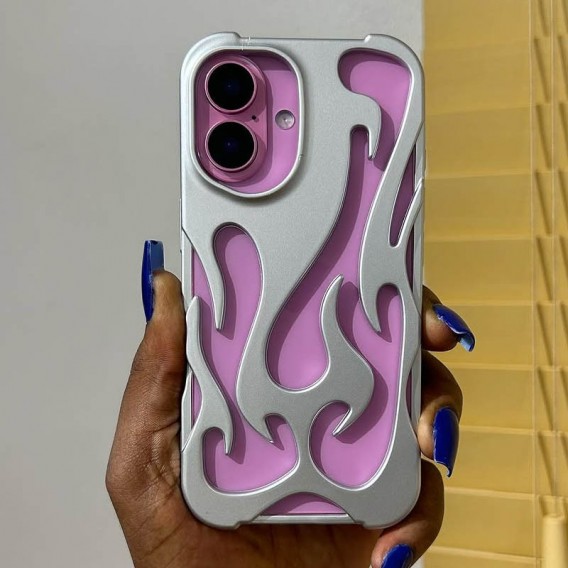 Чохол TPU WinFire для Apple iPhone 16 (6.1") Silver