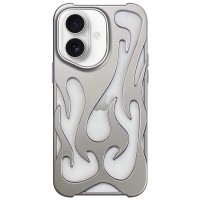 Чохол TPU WinFire для Apple iPhone 16 Plus (6.7") Silver