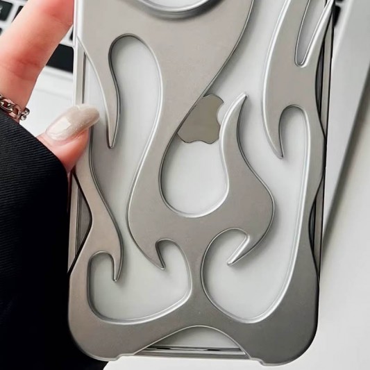 Чехол TPU WinFire для Apple iPhone 16 Plus (6.7") Silver - изображение 2