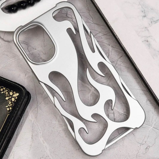 Чехол TPU WinFire для Apple iPhone 16 Plus (6.7") Silver - изображение 3