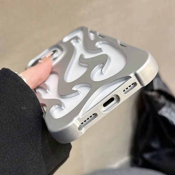 Чохол TPU WinFire для Apple iPhone 16 Pro (6.3") Silver