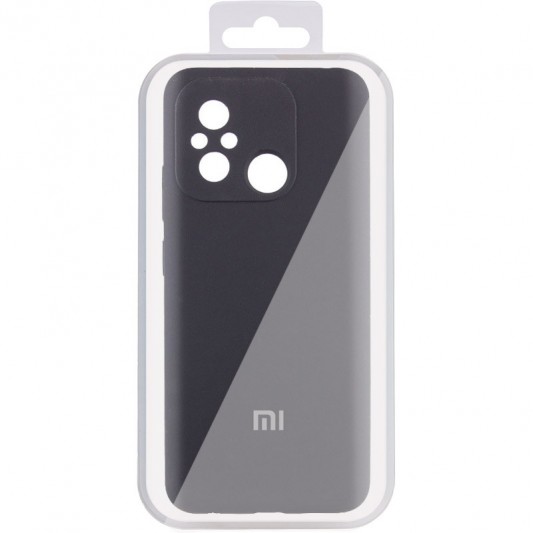 Чохол Silicone Cover Lakshmi Full Camera (AA) with logo для Xiaomi Redmi 12C / Poco C55 Чорний / Black - зображення 1 