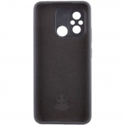 Чохол Silicone Cover Lakshmi Full Camera (AA) with logo для Xiaomi Redmi 12C / Poco C55 Чорний / Black