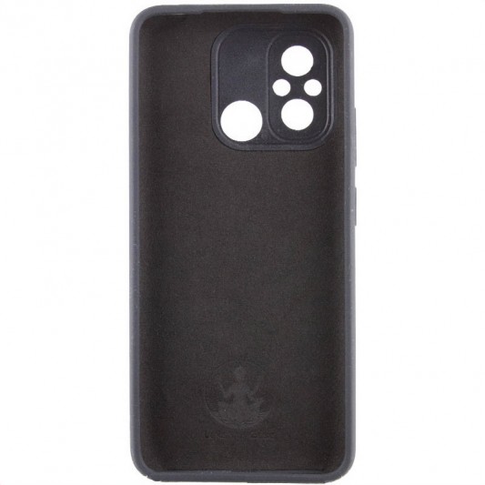 Чохол Silicone Cover Lakshmi Full Camera (AA) with logo для Xiaomi Redmi 12C / Poco C55 Чорний / Black - зображення 2 