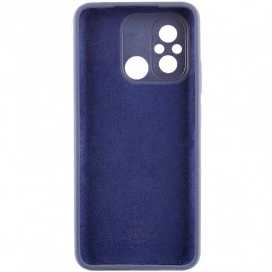Чохол Silicone Cover Lakshmi Full Camera (AA) with logo для Xiaomi Redmi 12C / Poco C55 Синій / Midnight blue - зображення 1 
