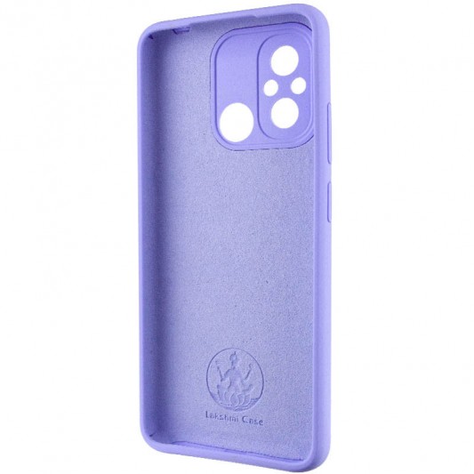 Чохол Silicone Cover Lakshmi Full Camera (AA) with logo для Xiaomi Redmi 12C / Poco C55 Бузковий / Dasheen - зображення 1 