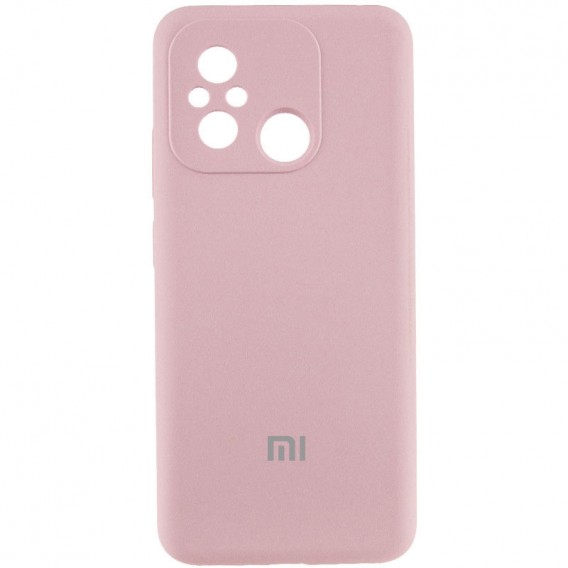 Чохол Silicone Cover Lakshmi Full Camera (AA) with logo для Xiaomi Redmi 12C / Poco C55 Рожевий / Pink Sand