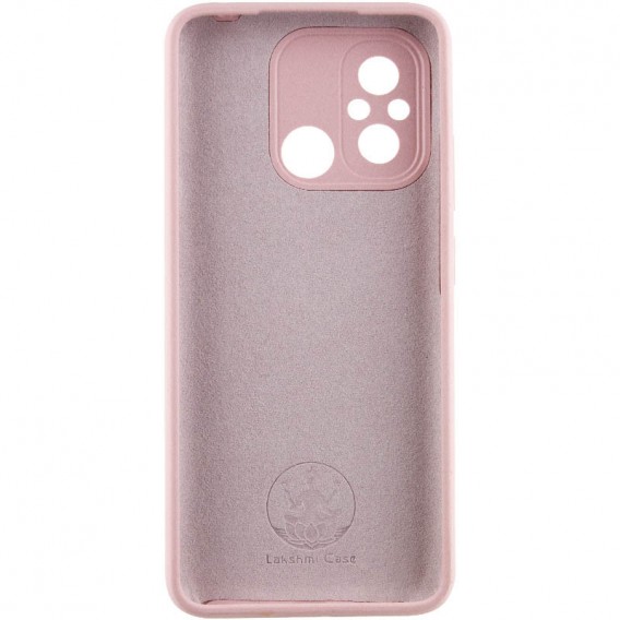 Чохол Silicone Cover Lakshmi Full Camera (AA) with logo для Xiaomi Redmi 12C / Poco C55 Рожевий / Pink Sand