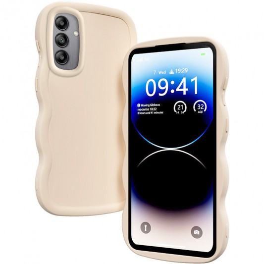 Чехол TPU Ripple для Samsung Galaxy S23 FE Antique White - изображение 2