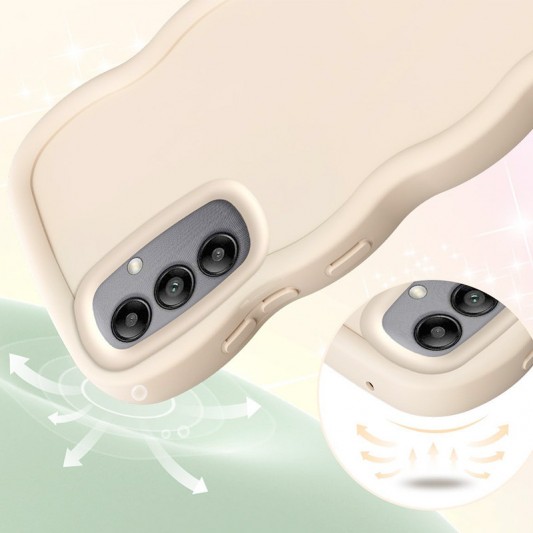 Чехол TPU Ripple для Samsung Galaxy S23 FE Antique White - изображение 3