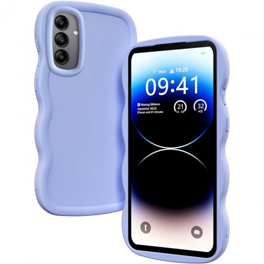 Чехол TPU Ripple для Samsung Galaxy S23 FE Lilac Blue - изображение 2
