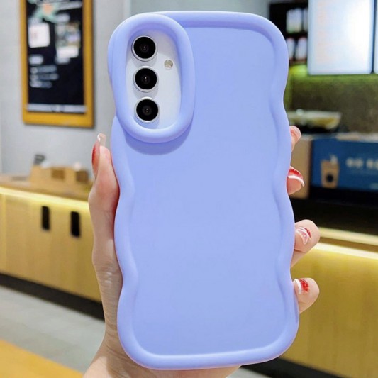 Чехол TPU Ripple для Samsung Galaxy S23 FE Lilac Blue - изображение 4