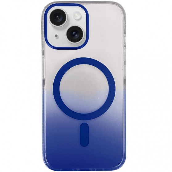 Чехол TPU+PC Phantom with MagSafe для Apple iPhone 13 / 14 (6.1") Blue
