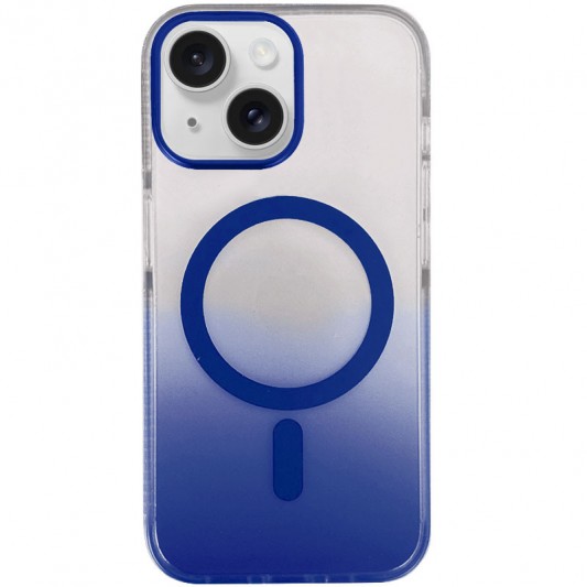 Чохол TPU+PC Phantom with MagSafe для Apple iPhone 15 (6.1") Blue