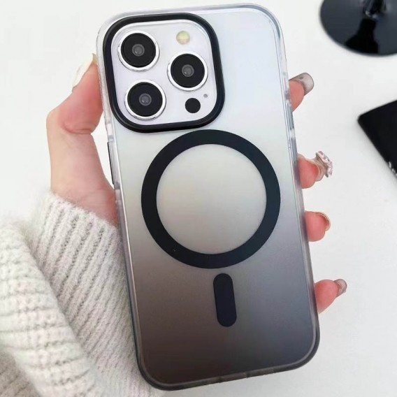 Чохол TPU+PC Phantom with MagSafe для Apple iPhone 15 Pro Max (6.7") Black