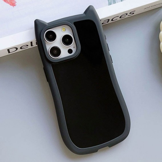 Чохол TPU GETMAN Cat with straps для Apple iPhone 16 Pro (6.3") Black