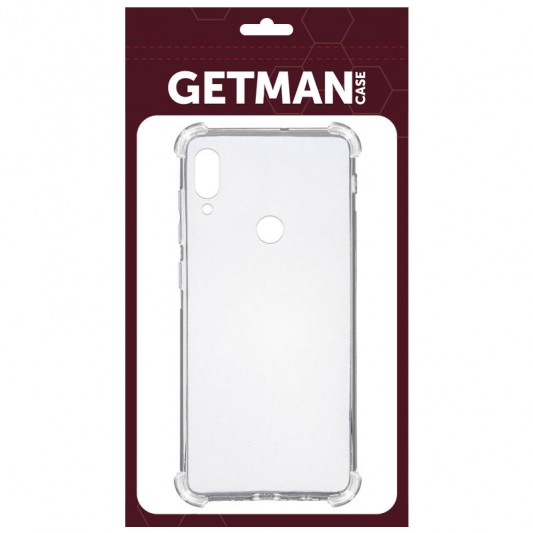 TPU чохол GETMAN Ease logo посилені кути для Xiaomi Redmi Note 7 / Note 7 Pro / Note 7s Безбарвний (прозорий) - зображення 1 