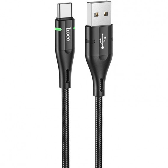 Дата кабель Hoco U93 "Shadow" Type-C (1.2 m) Чорний