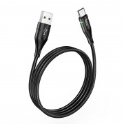 Дата кабель Hoco U93 "Shadow" Type-C (1.2 m) Черный
