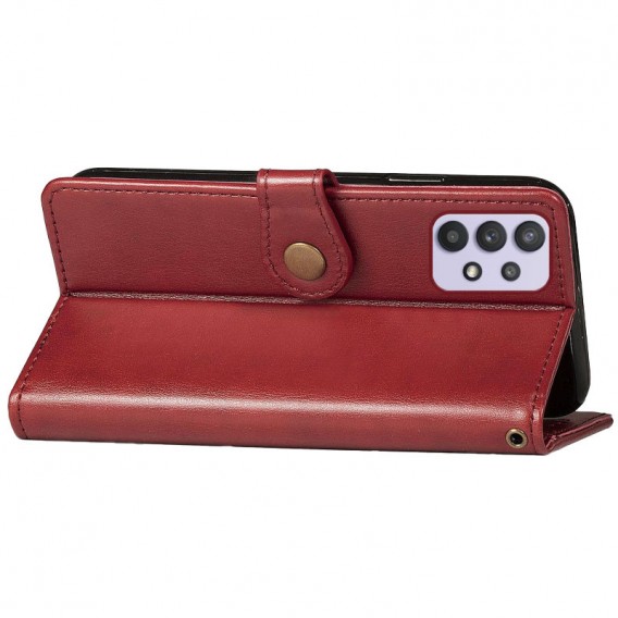 Шкіряний чохол-книжка GETMAN Gallant (PU) для Samsung Galaxy A32 4G Червоний