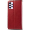 Кожаный чехол-книжка GETMAN Gallant (PU) для Samsung Galaxy A32 4G Красный
