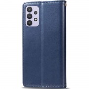 Шкіряний чохол-книжка GETMAN Gallant (PU) для Samsung Galaxy A32 4G Синій