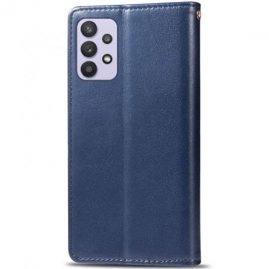 Шкіряний чохол-книжка GETMAN Gallant (PU) для Samsung Galaxy A32 4G Синій - зображення 2 