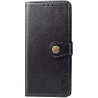 Кожаный чехол-книжка GETMAN Gallant (PU) для Samsung Galaxy A32 4G Черный