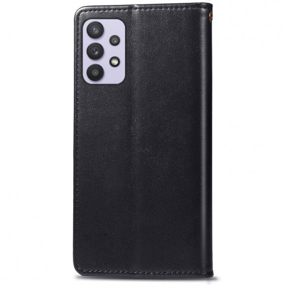 Шкіряний чохол-книжка GETMAN Gallant (PU) для Samsung Galaxy A32 4G Чорний Шкіряний чохол-книжка GETMAN Gallant (PU) для Samsung Galaxy A32 4G Чорний