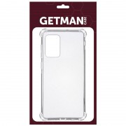 TPU чохол GETMAN Ease logo посилені кути для Samsung Galaxy A32 4G Безбарвний (прозорий)