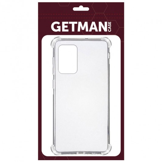 TPU чохол GETMAN Ease logo посилені кути для Samsung Galaxy A32 4G Безбарвний (прозорий) - зображення 1 