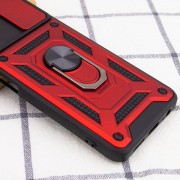 Ударопрочный чехол Camshield Serge Ring для Samsung Galaxy A03s Красный