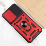 Ударопрочный чехол Camshield Serge Ring для Samsung Galaxy A03s Красный