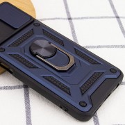 Ударопрочный чехол Camshield Serge Ring для Samsung Galaxy A03s Синий