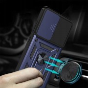 Ударопрочный чехол Camshield Serge Ring для Samsung Galaxy A03s Синий